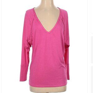 TRINA Turk Recreation Pink Long Sleeve Top Size S
